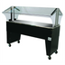 Thumbnail image #1 for Advance Tabco Triumph Portable Solid Top Buffet Table with Double-Sided Sneeze Guard, 4-Pan Capacity, 62-7/16W x 35D x 53H