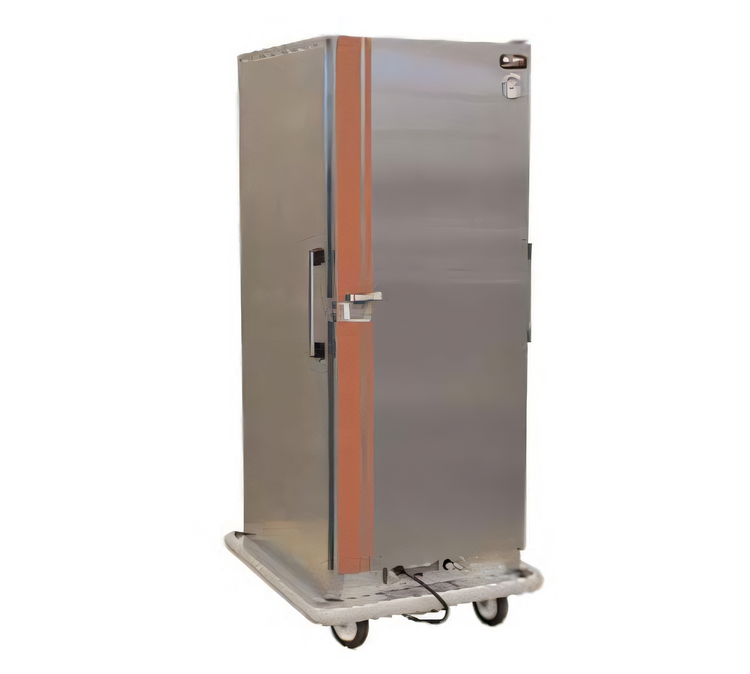 Product image #1 for Classic Carter Mobile Heated Banquet Holding Cabinet, Single Door, Stainless Steel, 80 Covered Plates