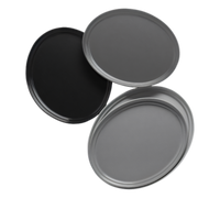 Cambro Camtray Oval Fiberglass Serving Tray, 22 x 26-7/8 Inches, Light Elm