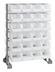 Thumbnail image #1 for Quantum Double-Sided Rail Rack Kit with 12 Rails and 48 Clear Bins