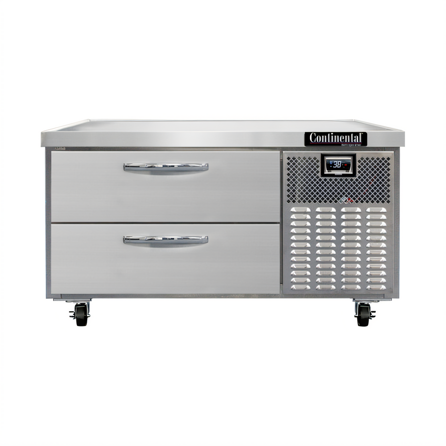 Product image #1 for Continental Refrigerator D48GN One-Section Refrigerated Griddle Stand with 2 Drawers
