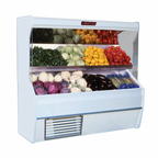 Thumbnail image #1 for Howard-McCray 32E Series SC-P32E-8S-LED 98-Inch Open Front Produce Merchandiser with LED Lighting and Self-Contained Refrigeration