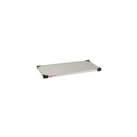 Metro Super Erecta 36-Inch W x 18-Inch D Flat Solid Stainless Steel Shelf with Raised Ship's Edge