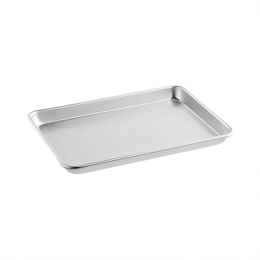 Product image #1 for 1/8 Size Solid Aluminum Sheet Pan / Serving Tray with Closed Bead Edge