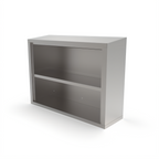 Thumbnail image #1 for John Boos WCO-36 36-Inch Wall-Mounted Stainless Steel Open Front Cabinet with Fixed Shelf