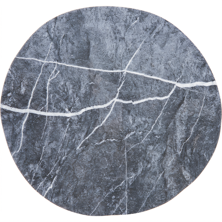 Product image #1 for Ridge 11-Inch Freeform Rimless Melamine Plate, Soapstone