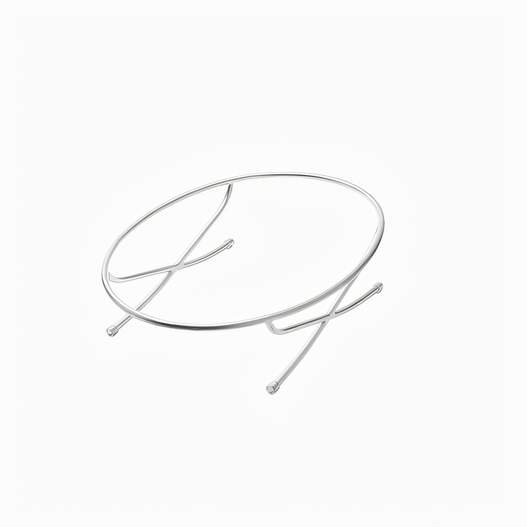 Product image #1 for Oval Stainless Steel Griddle Stand, 20 x 14 x 4-3/4 Inches