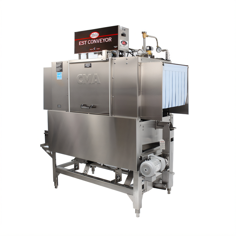 Product image #1 for CMA Energy Mizer EST-44 44-Inch Convertible High/Low Temp Conveyor Dishwasher