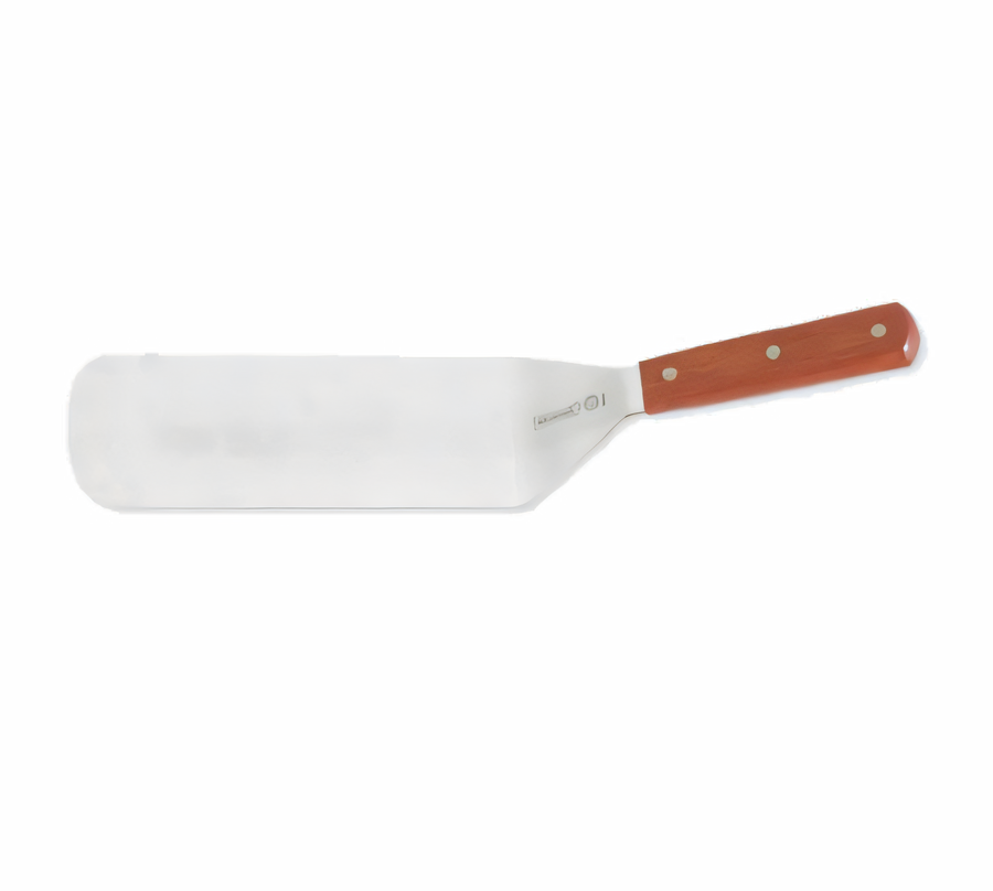 Product image #1 for Mundial 8-Inch x 3-Inch Flexible Round-End Turner with Stainless Steel Blade and Wood Handle