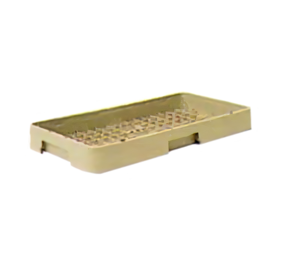Product image #1 for Traex® Half-Size Open Dishwasher Rack with Four-Side Handles, Beige Co-Polymer Plastic