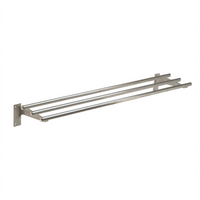 Advance Tabco Triumph (Supreme) TTR-3 Stationary 3-Bar Stainless Steel Tray Slide — 47-1/8 Inches W x 10 Inches D — For 3-Well Hot & Cold Food Units