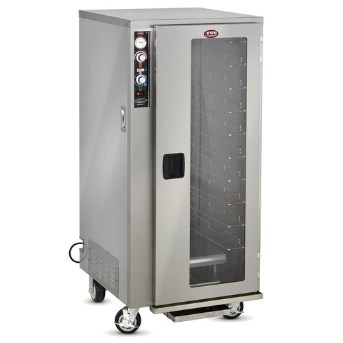 Product image #1 for FWE PH-1826-15 Mobile 3/4-Height Insulated Proofer/Heated Holding Cabinet, 10-Pan, Stainless Steel