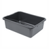 Thumbnail image #1 for Quantum 1-Compartment Ribbed Bottom Polypropylene Bus Tub, 15 x 21 x 7 Inch, Black