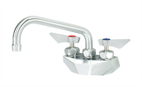 Krowne Diamond Series Commercial Splash Mount Faucet with 8-Inch Swing Spout, 4-Inch Centers