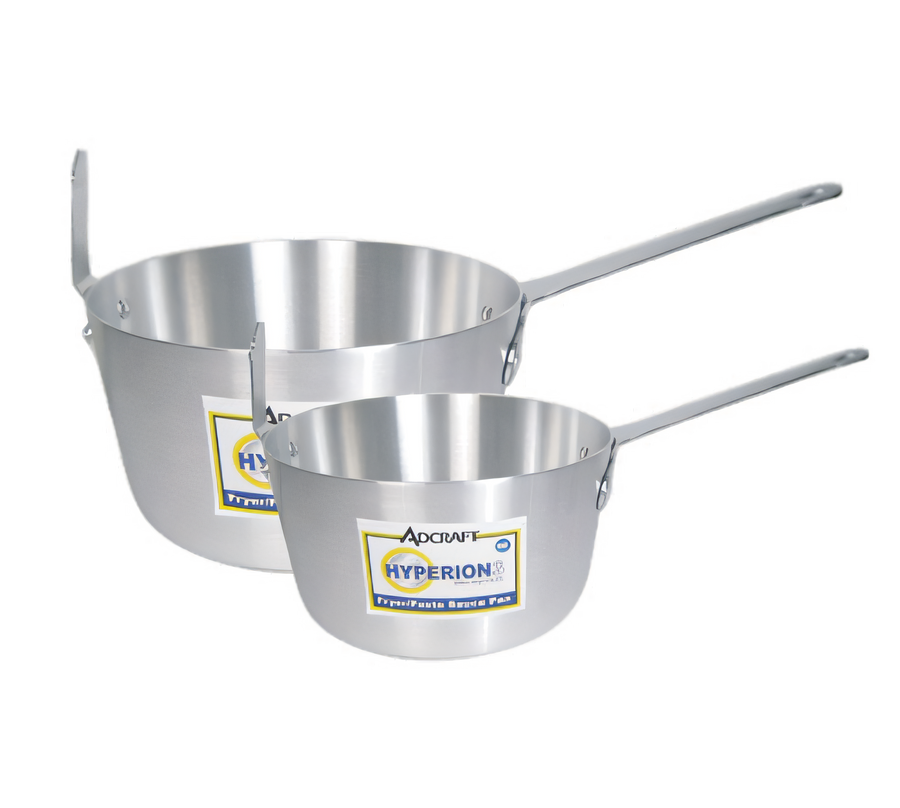 Product image #1 for Hyperion3 7 Qt Tapered Aluminum Fryer Pot with Riveted Hook and Handle