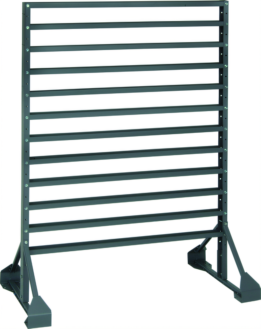 Product image #1 for Quantum Double-Sided Back Bar Cooler Rail Rack, 36 x 20 x 53 Inches, 12 Rails