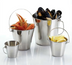 Thumbnail image #1 for American Metalcraft 2 Qt Stainless Steel Pail with Handle, Mirror Finish