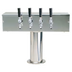 Thumbnail image #1 for Micro Matic T Style 4-Faucet Countertop Glycol-Cooled Draft Beer Tower, 20 Inch Wide