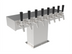 Thumbnail image #1 for Perlick Wide Base Tee Draft Beer Tower, Air-Cooled Stainless Steel, 8 Faucets