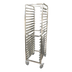 Thumbnail image #1 for Full-Size Mobile End-Load Stainless Steel Pan Rack, 20-Pan Capacity