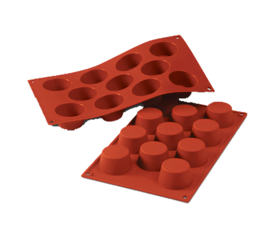 Product image #1 for Silikomart 11-Cavity Mini Muffin Silicone Baking Mold