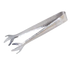 Thumbnail image #1 for Admiral Craft 8 Inch Stainless Steel Embossed Claw-Style Ice Tongs