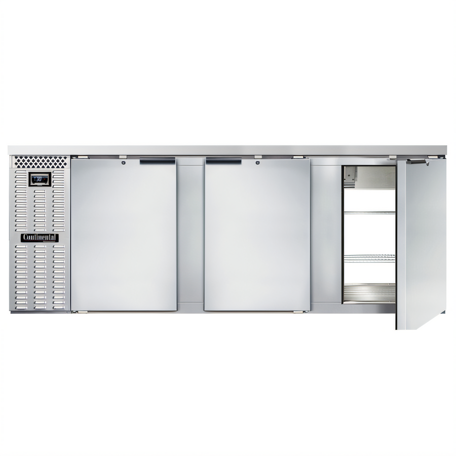 Product image #1 for Continental Refrigerator BB90NSSPT 90" Pass-Thru Refrigerated Back Bar Cooler