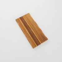 American Metalcraft 17-3/4-Inch Acacia Wood Rectangular Serving Board, Without Handle