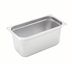 Thumbnail image #1 for Winco 1/3 Size Solid Steam Table Pan, 6-Inch Deep, 22 Gauge Heavyweight 18/8 Stainless Steel