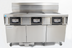 Thumbnail image #1 for Frymaster FilterQuick 60 Series Oil-Conserving Gas Fryer Battery, 3 Frypots, 63 Lb. Each