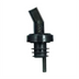 Thumbnail image #1 for Winco Midnight Smoke Plastic Liquor Pourer with Screen and Bent Spout