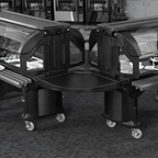 Thumbnail image #1 for Cambro Versa Food Bar™ VCS32CNT519 Straight Cart Connector for Standard-Height Food Bars and Work Tables, Kentucky Green