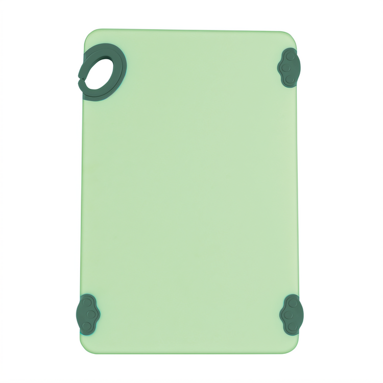 Product image #1 for Winco STATIKBoard 12 x 18 x 1/2-Inch Green Rectangular Co-Polymer Cutting Board
