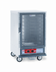 Thumbnail image #1 for Metro C5 1 Series Half-Height Mobile Non-Insulated Heated Holding Cabinet with Clear Polycarbonate Door and Fixed Wire Slides, 120V
