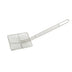 Thumbnail image #1 for Winco Nickel-Plated 6-3/4-Inch Square Mesh Skimmer with 13-Inch Handle