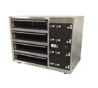 Carter-Hoffmann MZ423GS-2T Single-Sided Modular Holding Cabinet with Electronic Controls and 8 Timers, Stainless Steel