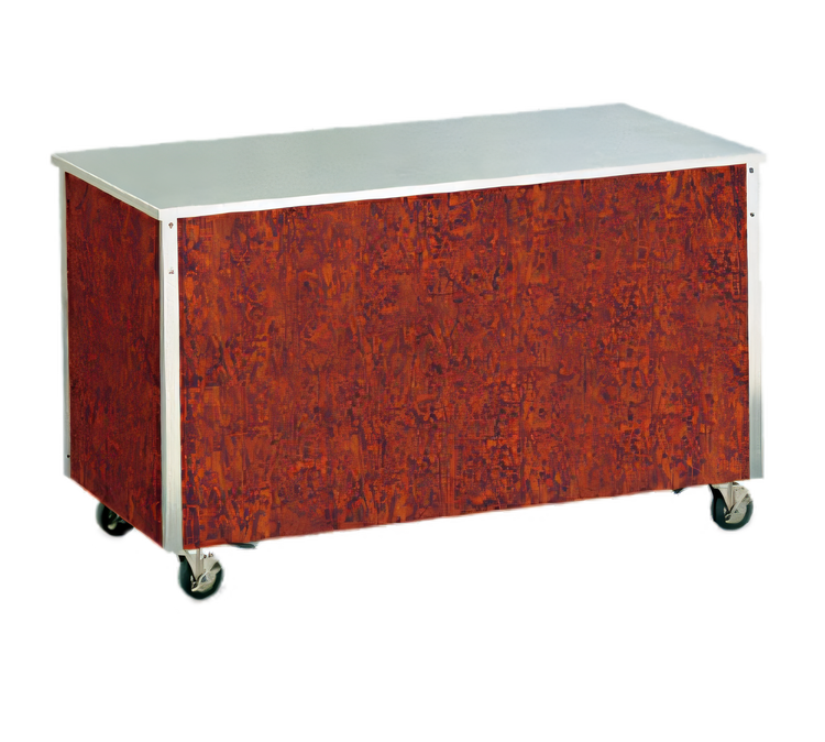 Product image #1 for Vollrath 4-Series Signature Server 88-Inch Mobile Stainless Steel Utility Station with Black Laminate Enclosed Base