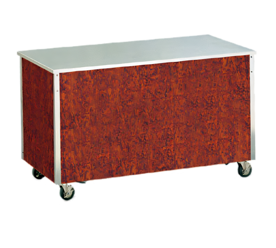 Product image #1 for Vollrath 4-Series Signature Server 88-Inch Mobile Stainless Steel Utility Station with Black Laminate Enclosed Base
