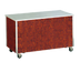 Thumbnail image #1 for Vollrath 4-Series Signature Server 88-Inch Mobile Stainless Steel Utility Station with Black Laminate Enclosed Base