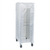 Thumbnail image #1 for Winco Heavy Duty Full-Height Sheet Pan Rack Cover with Window, Translucent White