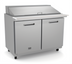 Thumbnail image #2 for Kelvinator Commercial 48-Inch Mega Top Refrigerated Sandwich/Salad Prep Table, Two-Section, 18 x 1/6 Pan Capacity