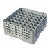 Thumbnail image #2 for Cambro Camrack Full Size 49-Compartment Glass Rack with 3 Soft Gray Extenders