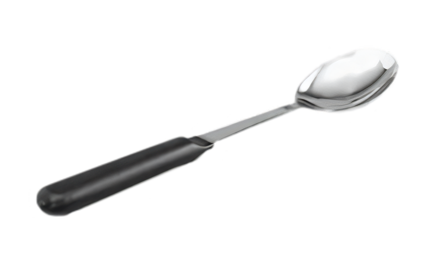 Product image #1 for Vollrath Kool-Touch® Solid Buffet Serving Spoon, 11-5/8 Inch, Black Insulated Hollow Handle