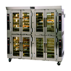 Thumbnail image #1 for Doyon Baking Equipment (Middleby) Jet-Air JA28 Electric Quadruple-Stacked Programmable Convection Oven, 28-Pan, Steam Injection