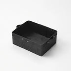 Thumbnail image #1 for American Metalcraft PWBB10 Rectangular Black Poplar Wood Serving Box, 8-1/2 x 5-3/4 x 2-3/4 in. Case of 48