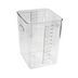Thumbnail image #1 for Rubbermaid Commercial Space Saving 22 Quart Clear Square Polycarbonate Food Storage Container, Lid Not Included