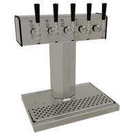 Glastender Tee Draft 5-Faucet Glycol-Cooled Countertop Dispensing Tower