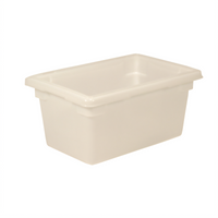 Rubbermaid Commercial Products 5 Gallon White Polyethylene Food/Tote Box with Date Control Panel