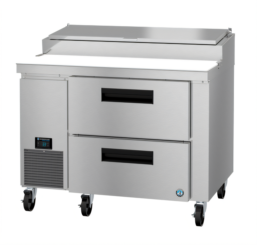 Product image #1 for Hoshizaki Steelheart 46-Inch One Section Pizza Prep Table with 2 Drawers