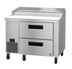 Thumbnail image #1 for Hoshizaki Steelheart 46-Inch One Section Pizza Prep Table with 2 Drawers